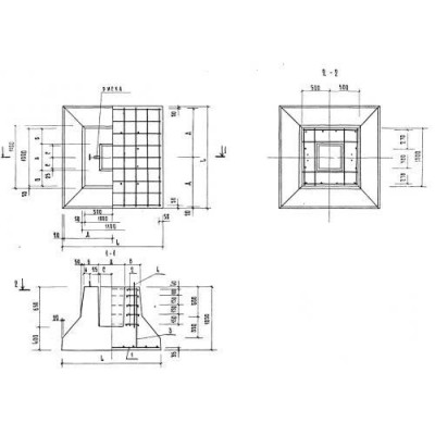 Фундаменты 1Ф 21 (1.020-1) Фундаменты 1Ф 21 (1.020-1)
