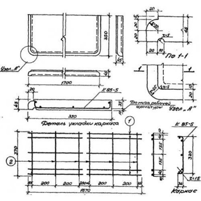 Плиты подоконные БП 6-17