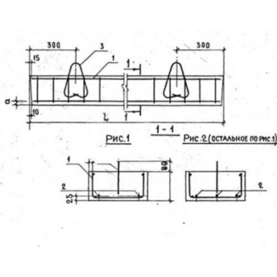 Перемычки плитные 8ППК 29-35 Перемычки плитные 8ППК 29-35