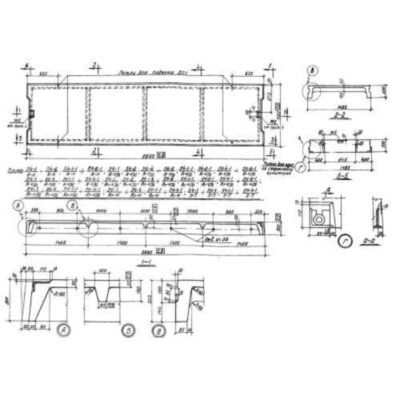Плиты ребристые П 4-2 АV-2 (1.440-1) Плиты ребристые П 4-2 АV-2 (1.440-1)