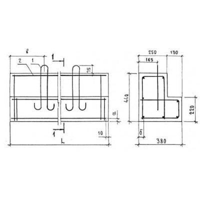 Перемычки балочные 6ПГ 60-31 Перемычки балочные 6ПГ 60-31