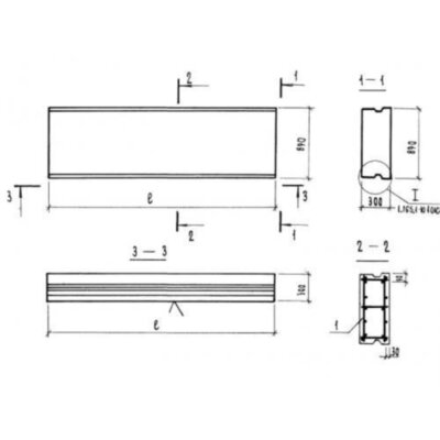 Панели покрытий сплошные П 39-9-30-3 я Панели покрытий сплошные П 39-9-30-3 я