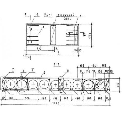 Панели многопустотные 1ПК 51-18-8 АтVа Панели многопустотные 1ПК 51-18-8 АтVа