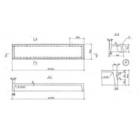 Плиты ребристые 1П 8-1 п (ГОСТ 27215-87)