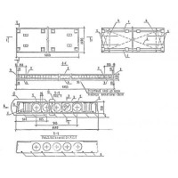 Плиты перекрытий многопустотные П 72-15-8 АтV с9