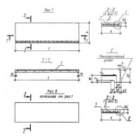Плиты подоконные ПО 12-50-35