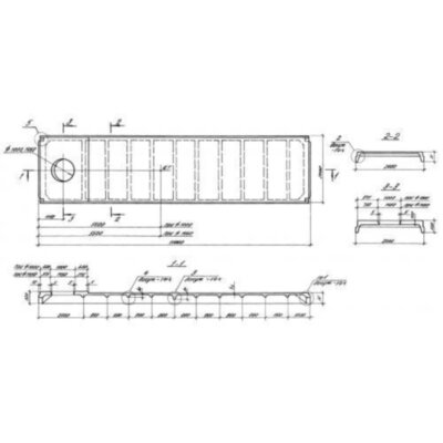 Плиты ребристые 2ПВ 12-5 АIIIв-10 Плиты ребристые 2ПВ 12-5 АIIIв-10